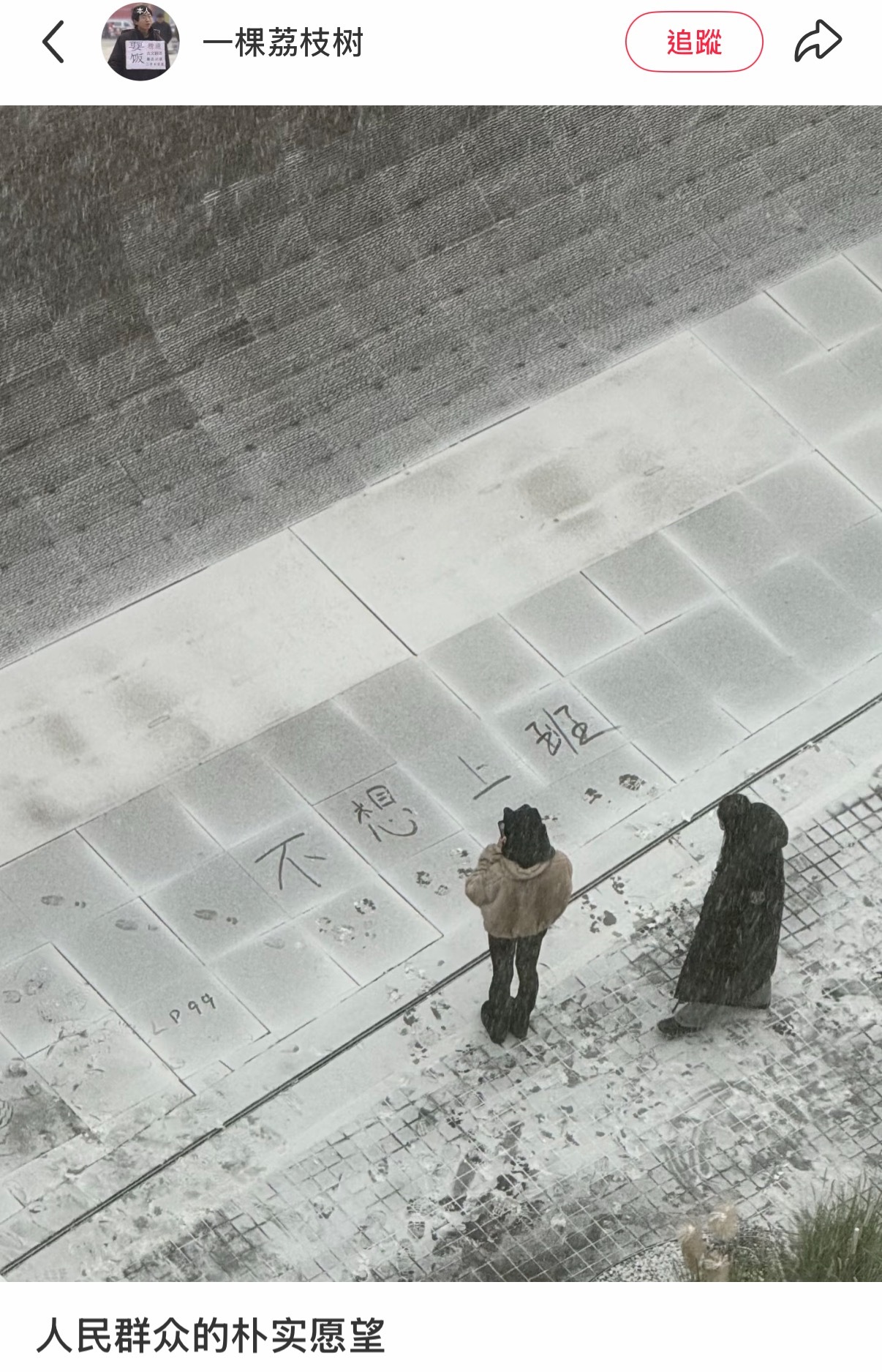 北京下雪后人民群众朴素的愿望北京暴雪