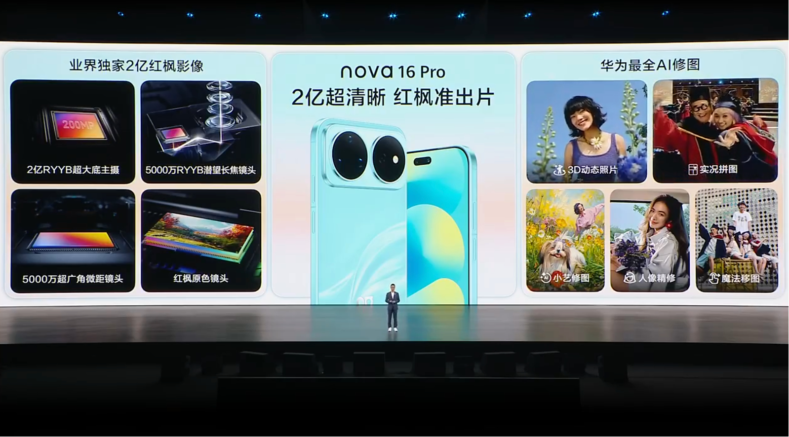 华为nova 16系列的影像再次升级！全系红枫原色镜头，5000万潜望长焦，还有