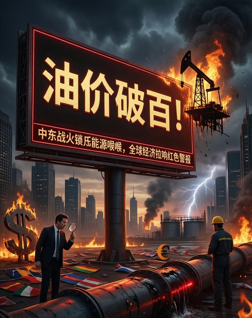 新华社消息，3月8日晚间，国际原油期货价格突破了每桶100美元——这是自2022