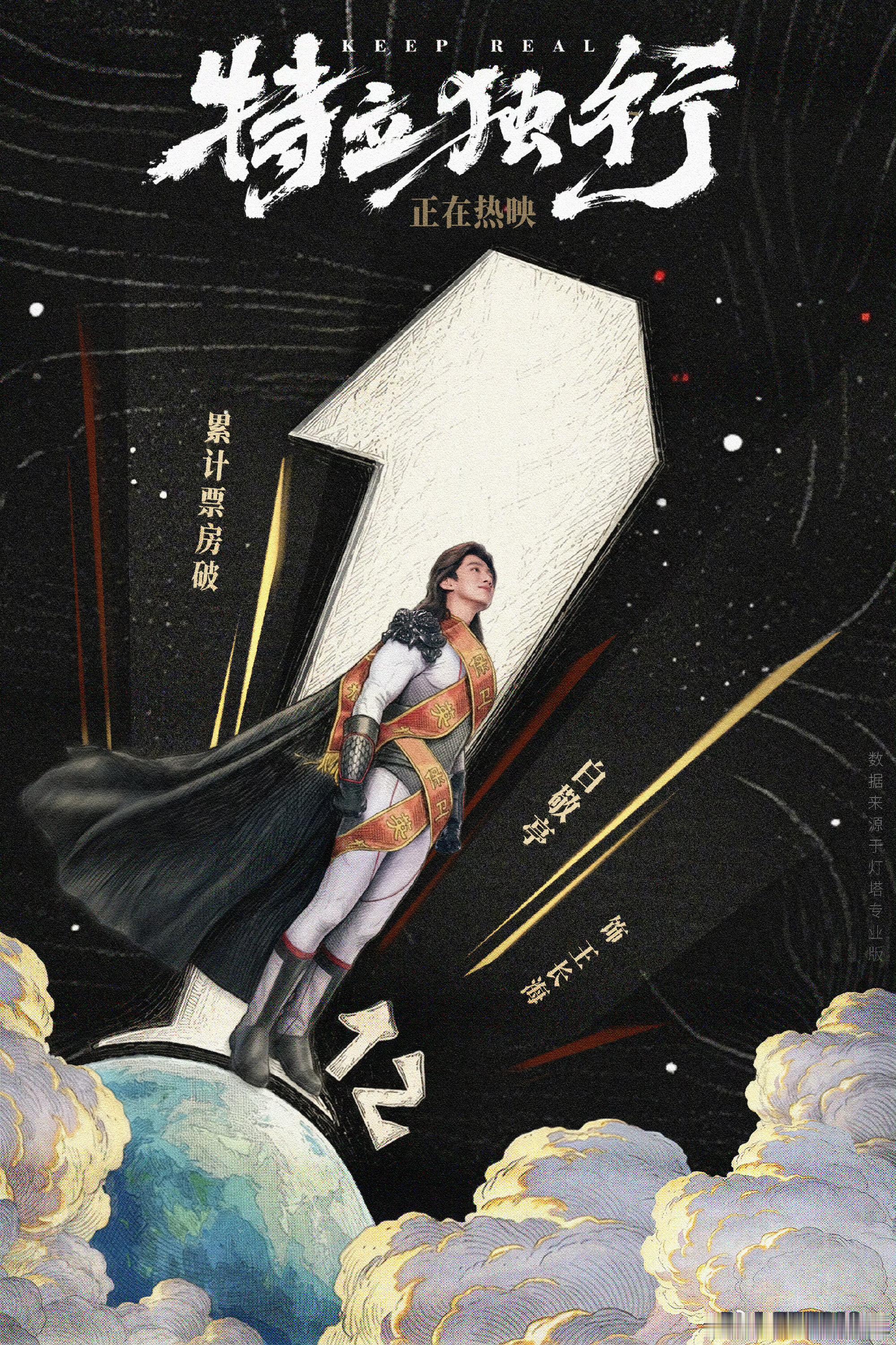 白敬亭特立独行票房破亿 