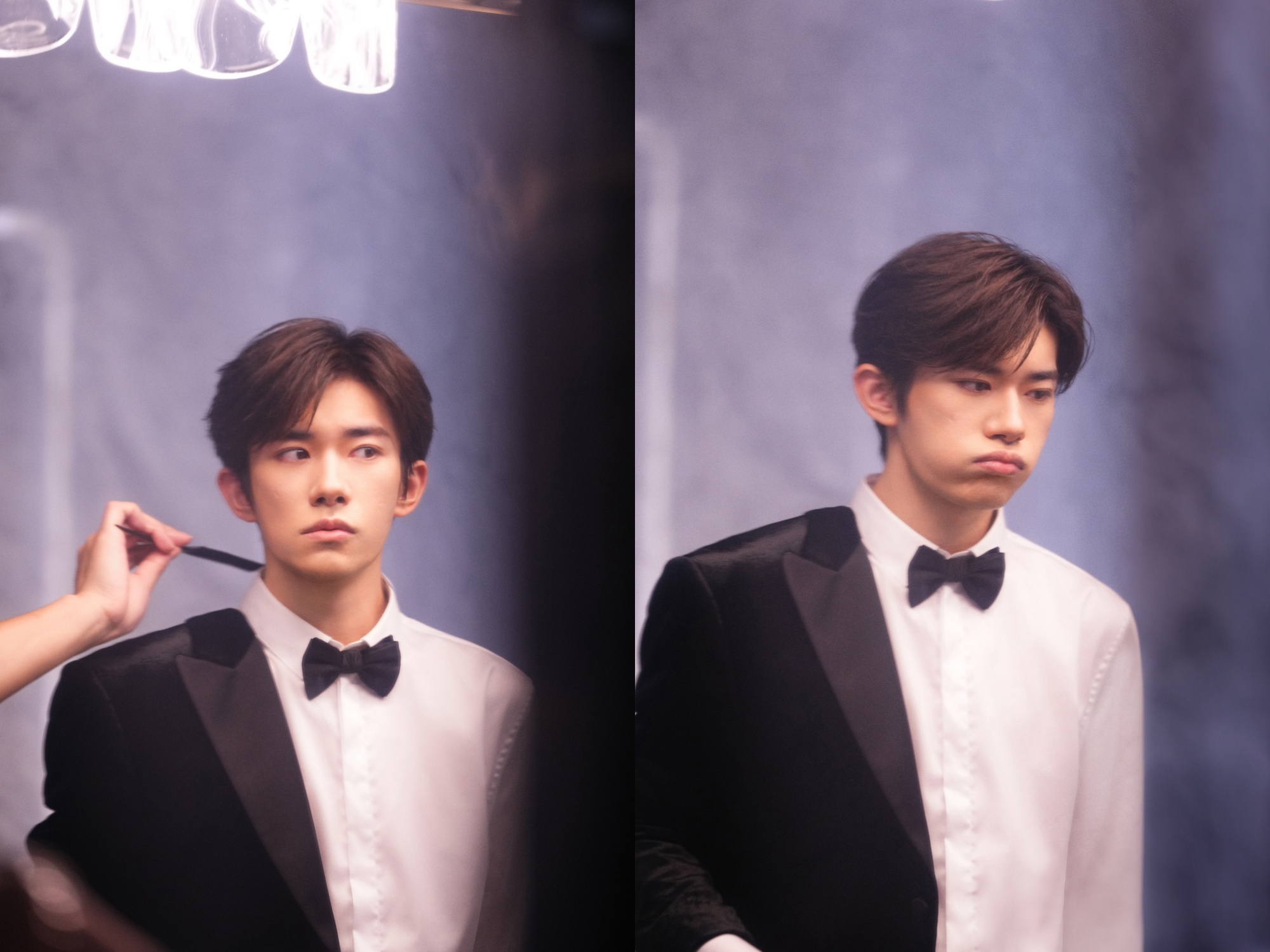 易烊千玺金鸡花絮，哇，