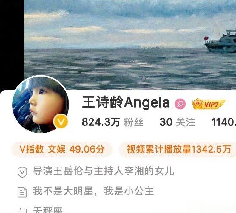 #王诗龄的认证好特别##王诗龄微博认证好特别#  确实是公主 ​​​