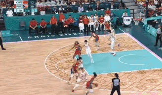 李梦追身三分，中国女篮55-39领先，打停波多黎各
北京时间8月3日，巴黎奥运女
