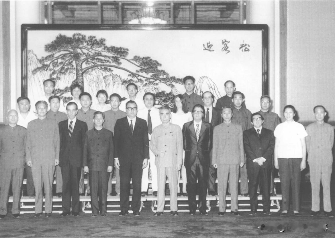 1972年6月8日，周恩来总理在北京接见智利阿连德政府计划部长卡洛斯·马特内尔（