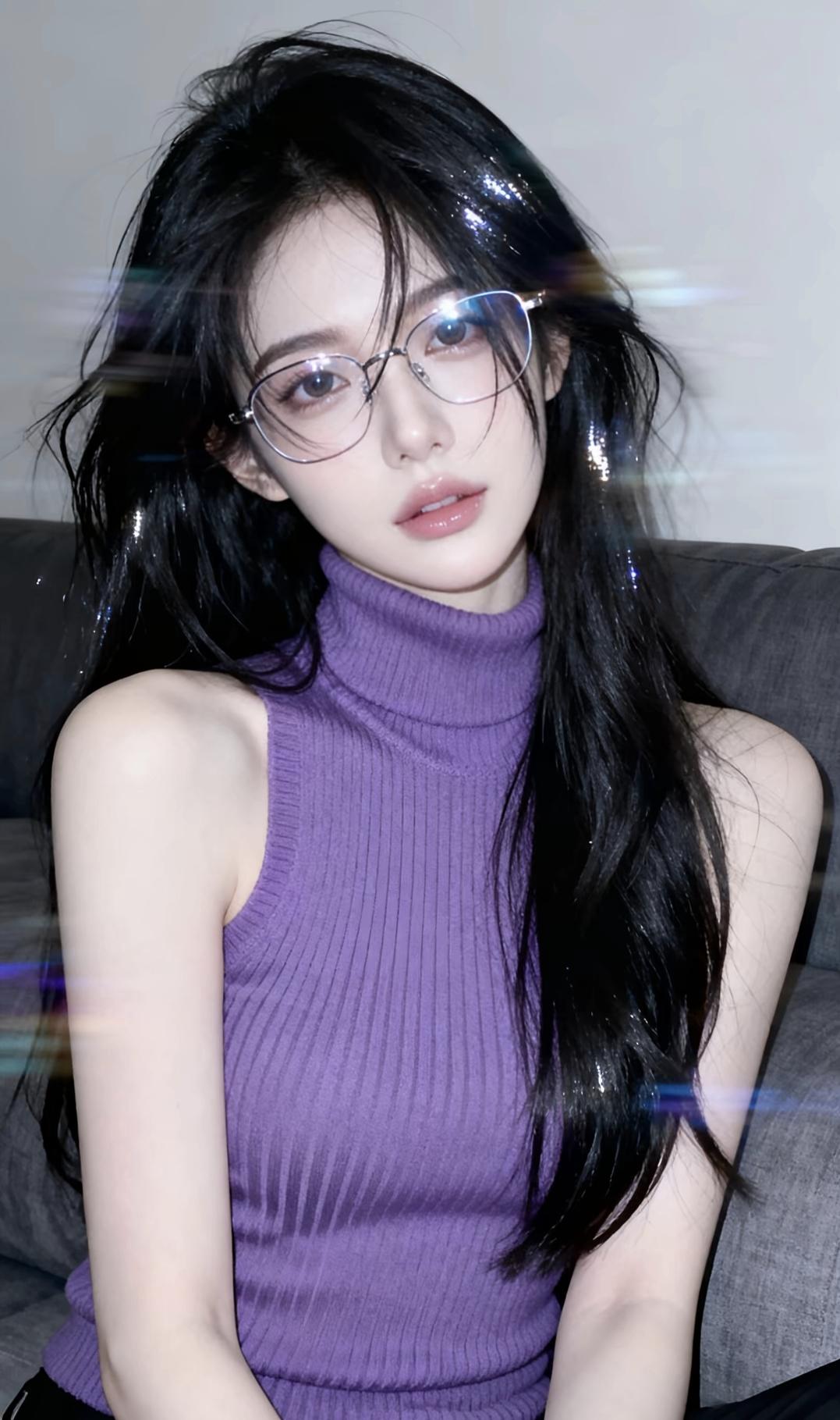 温柔紫调，甜美御姐你喜欢吗？温柔御姐 甜酷御姐