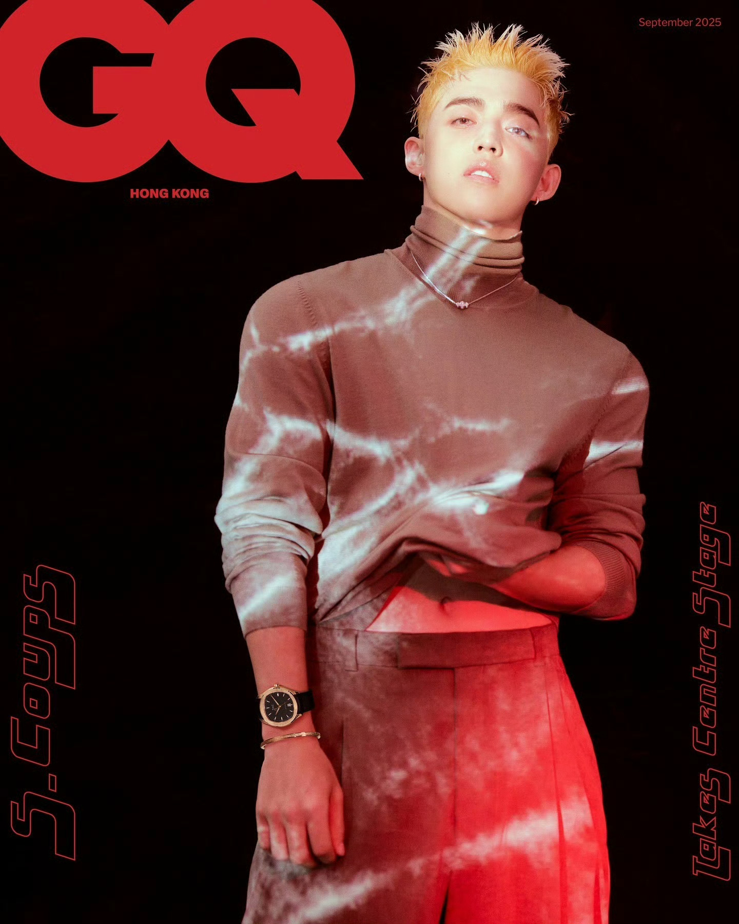 崔胜澈、朴彩英登上GQ香港版创刊号封面恭喜两位[手指比心] ​​​