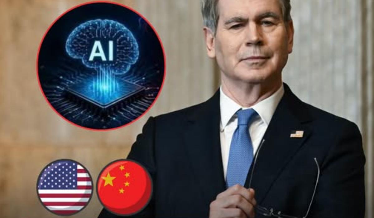 短短八天时间，美国财政部长贝森特在对华AI竞争的表态上，上演了一出堪称经典的“变