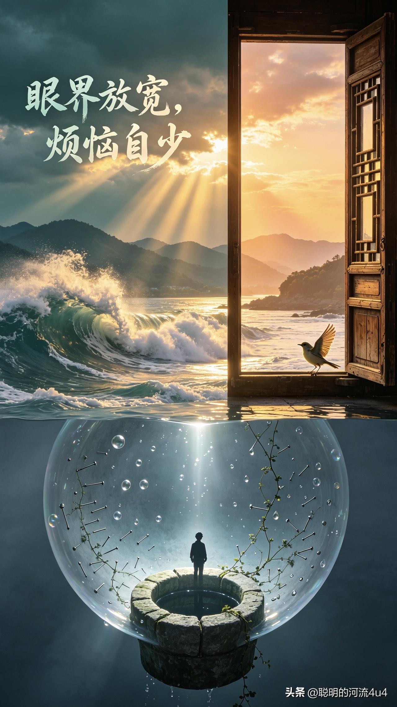 🍃💕人🍀生🌿感🌱悟💫꧂
“眼界放宽，烦恼自少；
          
