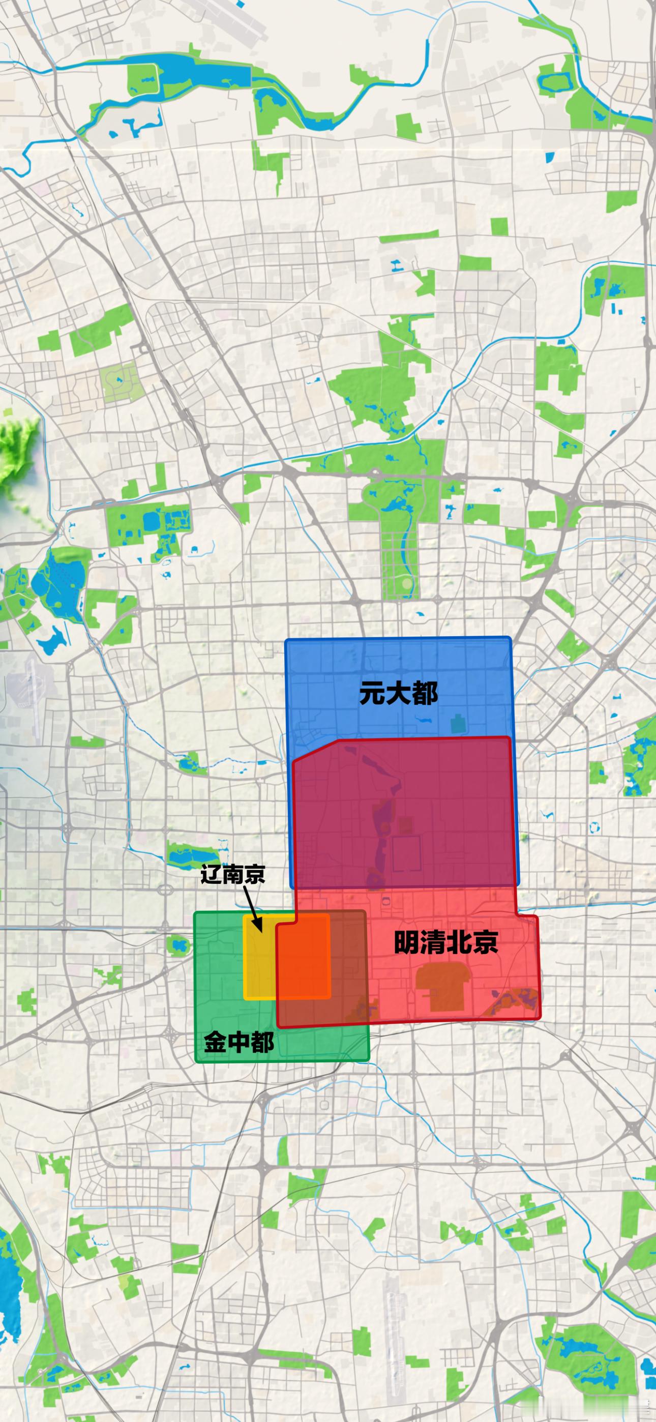 北京城市历史演变 ​​​