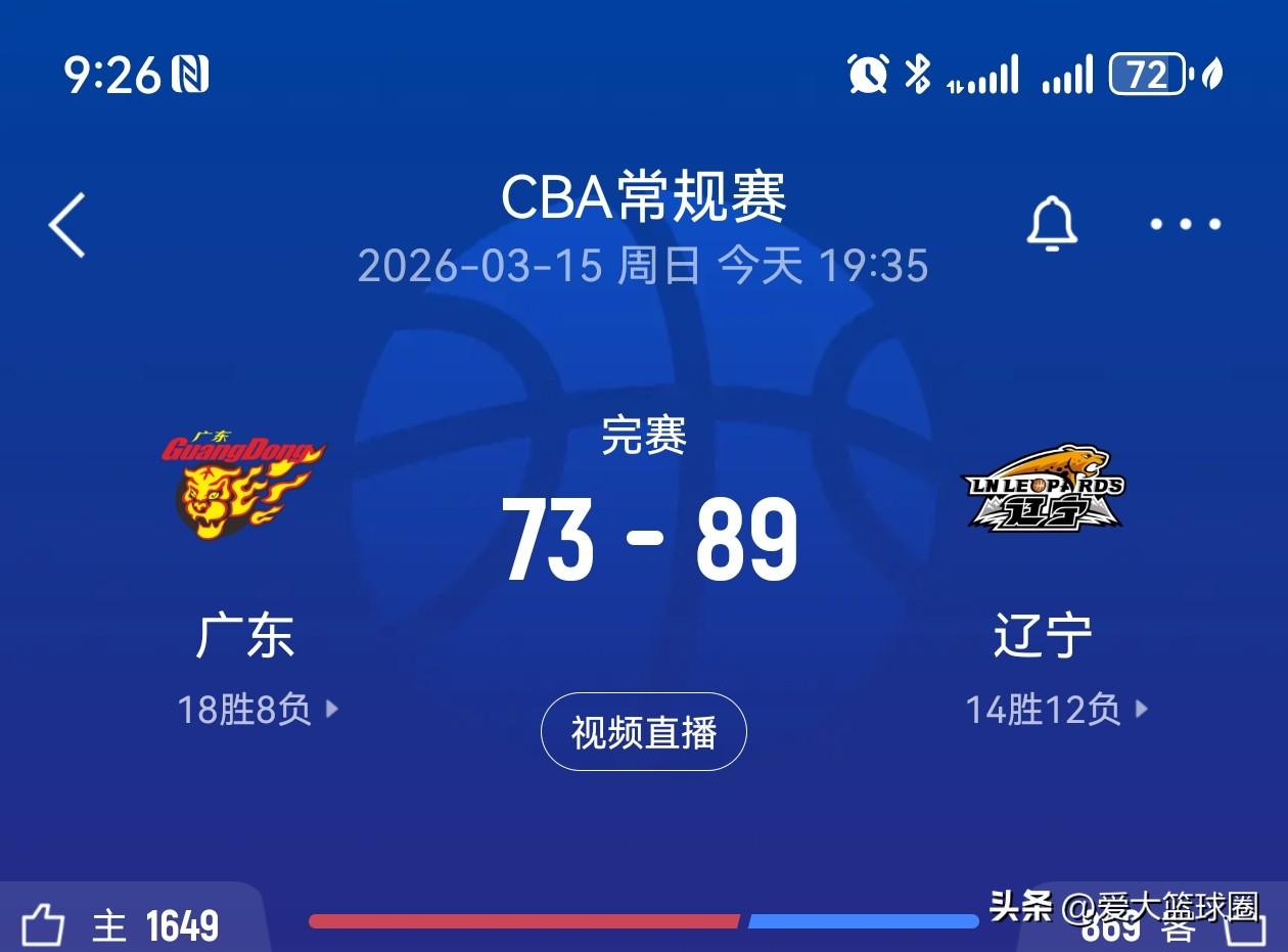 广东16分惨败辽宁，杜锋的问题有三点需要负责！

1. 为啥要废掉球队王牌徐杰；