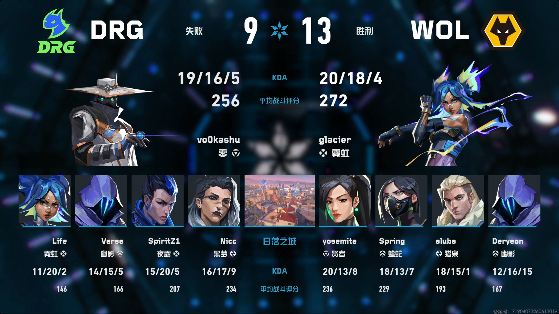 2026 VCT CN 第二赛段 | 常规赛 W2D6第二场 WOL 1-0 D
