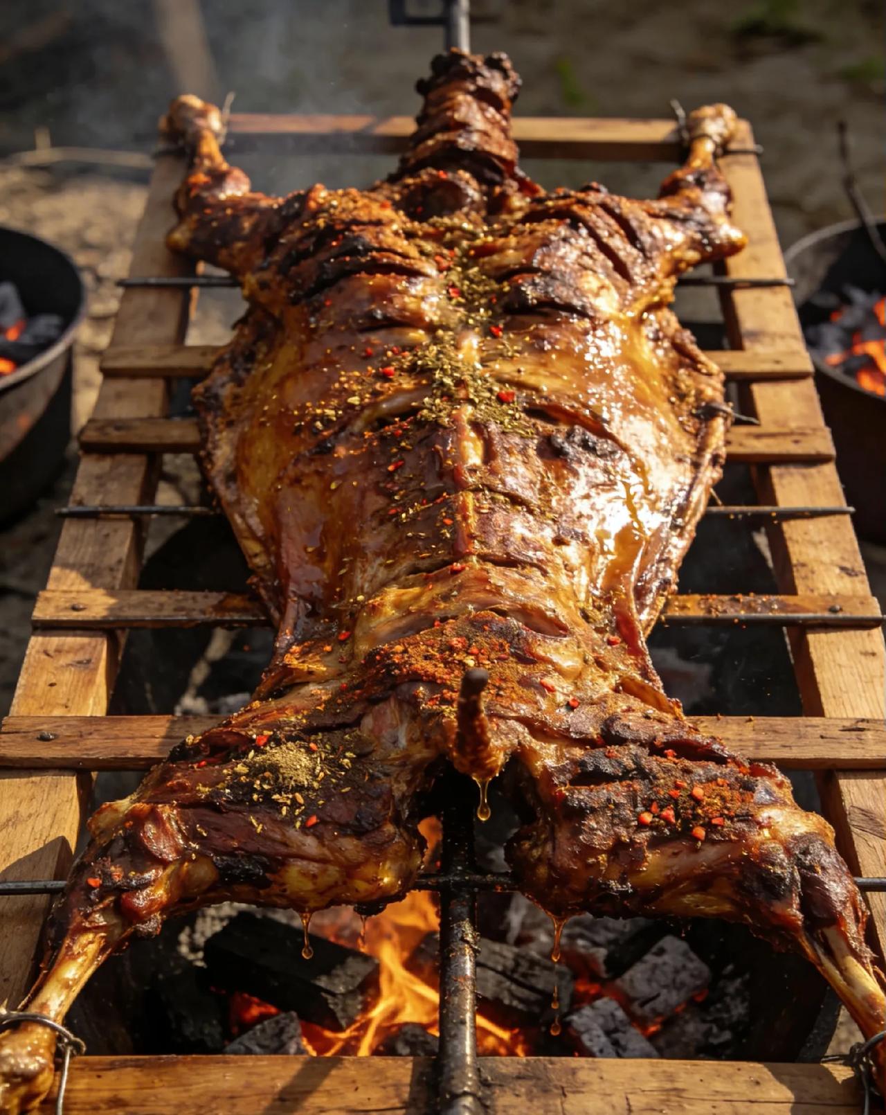 烤全羊36斤变6.9斤后续来了，原来是吃饱了撑的啊

近日网友反映的36斤活羊烤