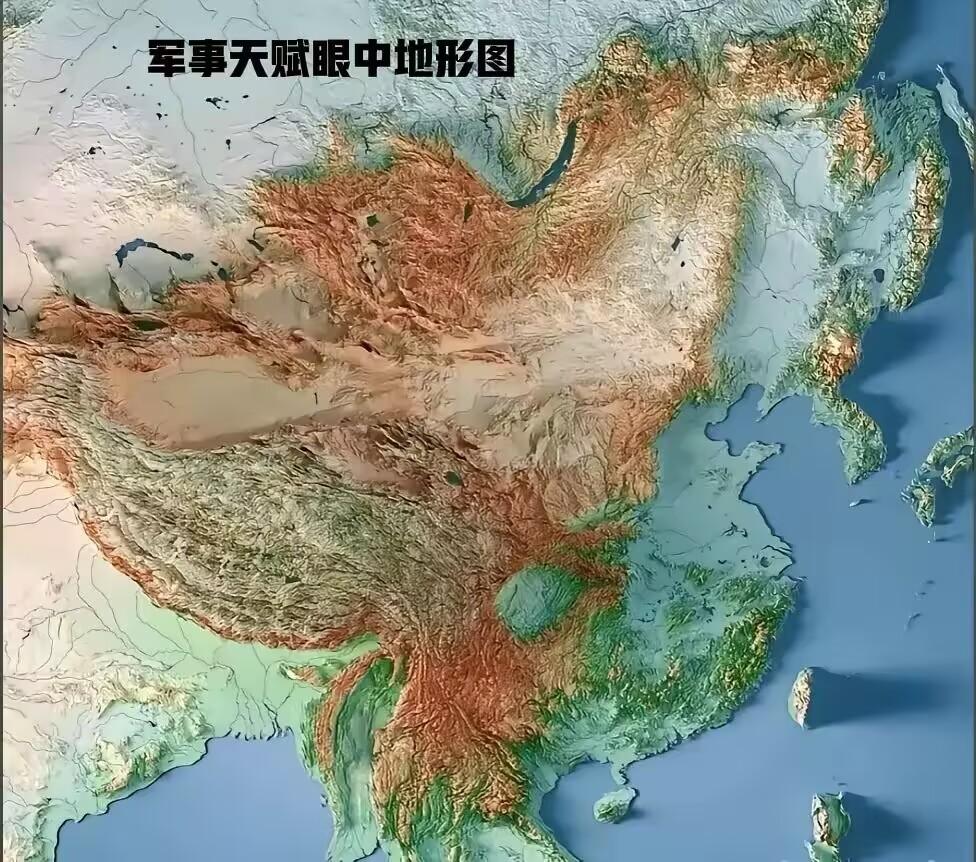 古代中原王朝的敌人，始终在北方！
大家可以看看我们的地形图，南方是中南半岛，而中