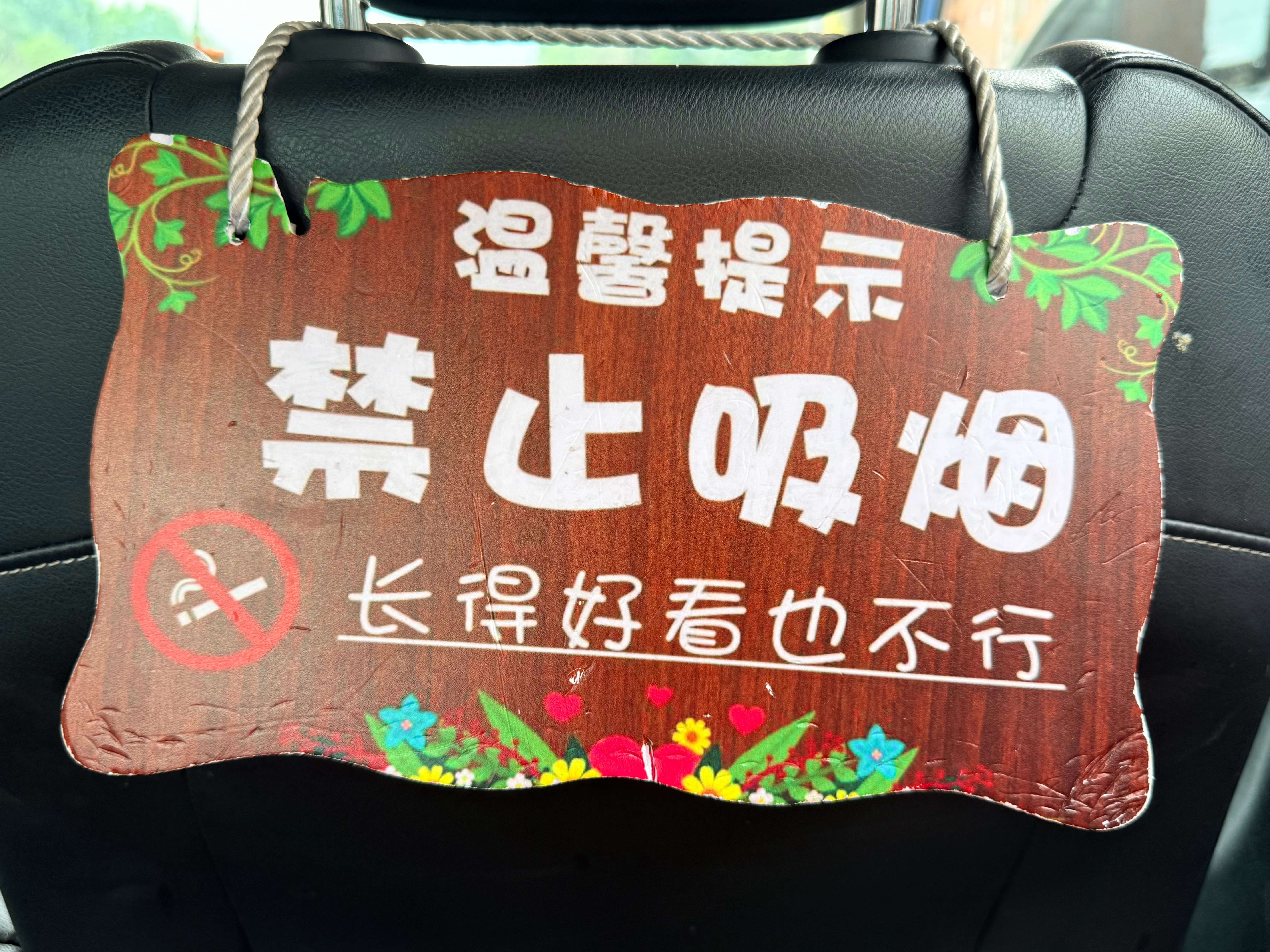 为司机大姐点赞👍禁烟🚭，打到臭车的几率减少98% 