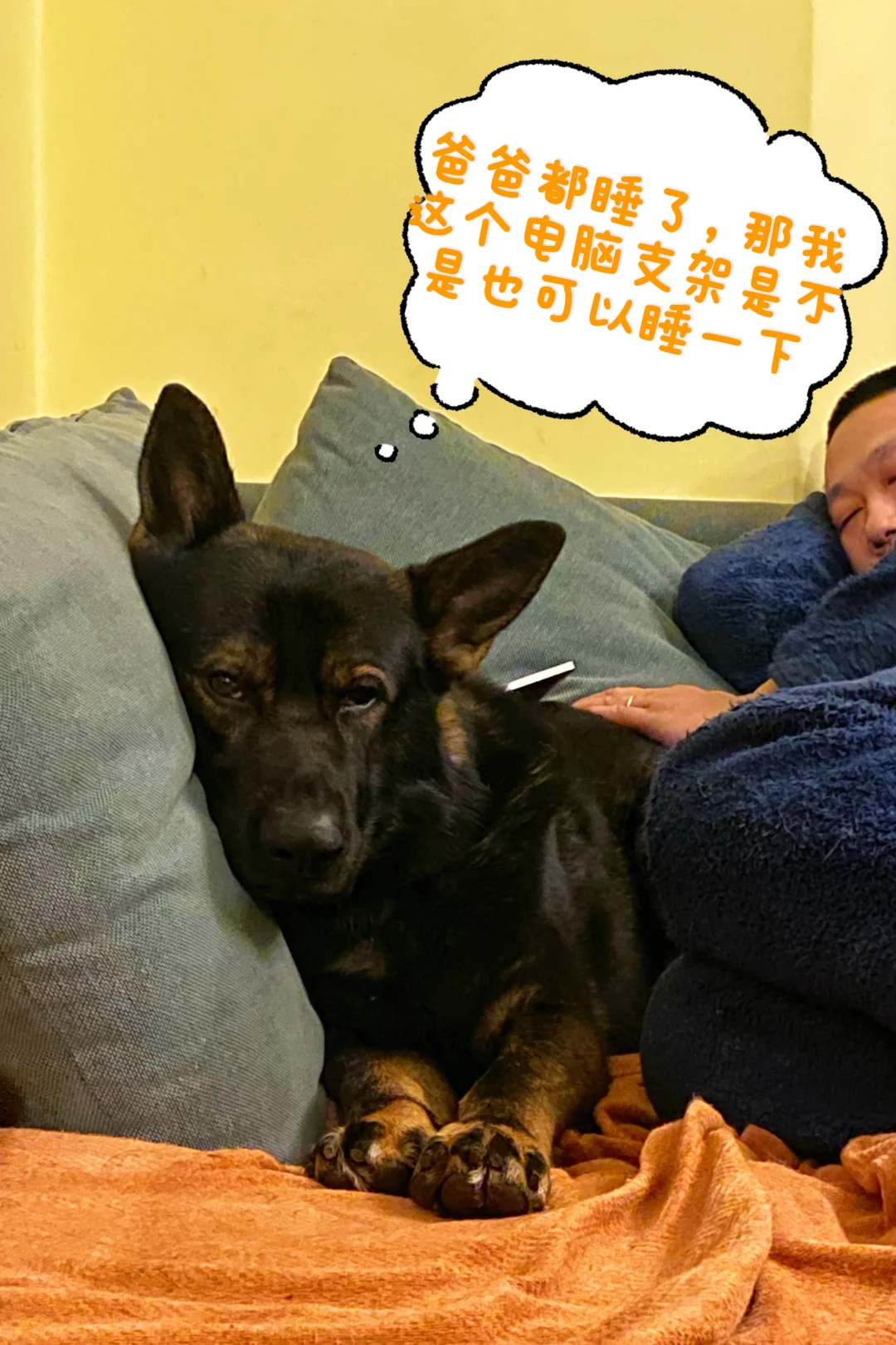 一个很困很困的电脑支架