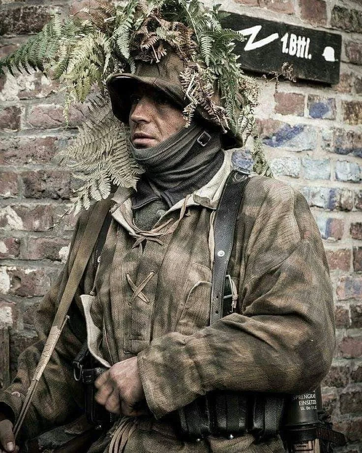 1944年6月在法国诺曼底的一名德国士兵的形象。这是一个很好的写实，也是诺曼底中...