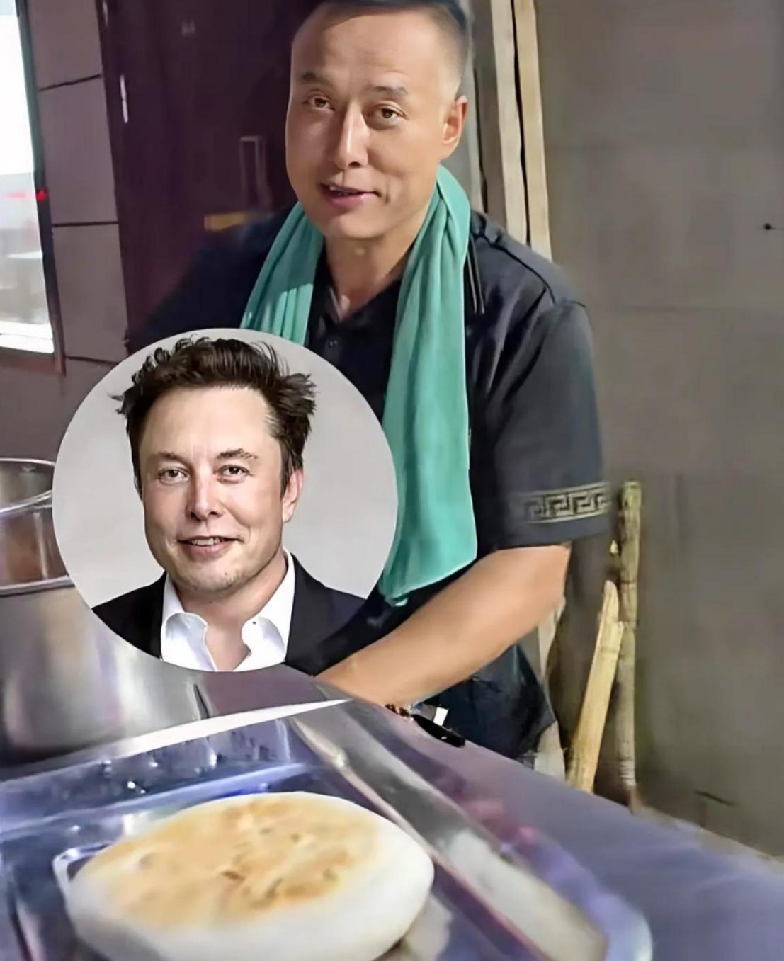 8月11日，陕西铜川出现了颇有短视频味道的一幕，因撞脸马斯克走红的烤斯克，与模仿