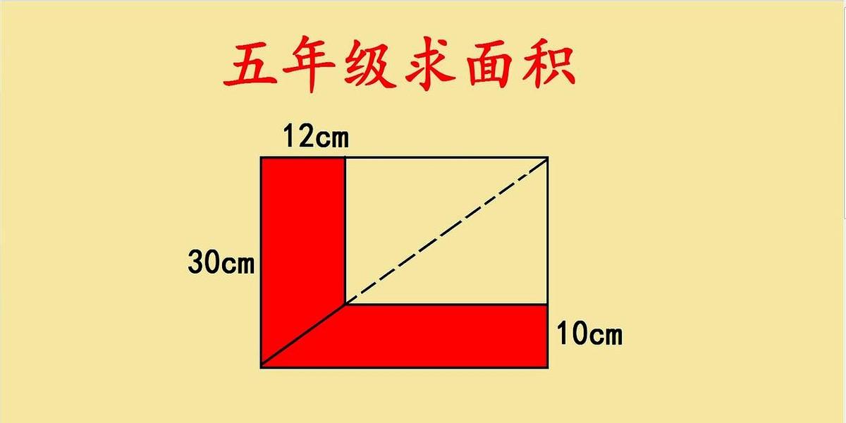 改今晚的图形面积作业我直摇头，大半孩子都空着这道题。
孩子们捏着笔尖死死盯着那个