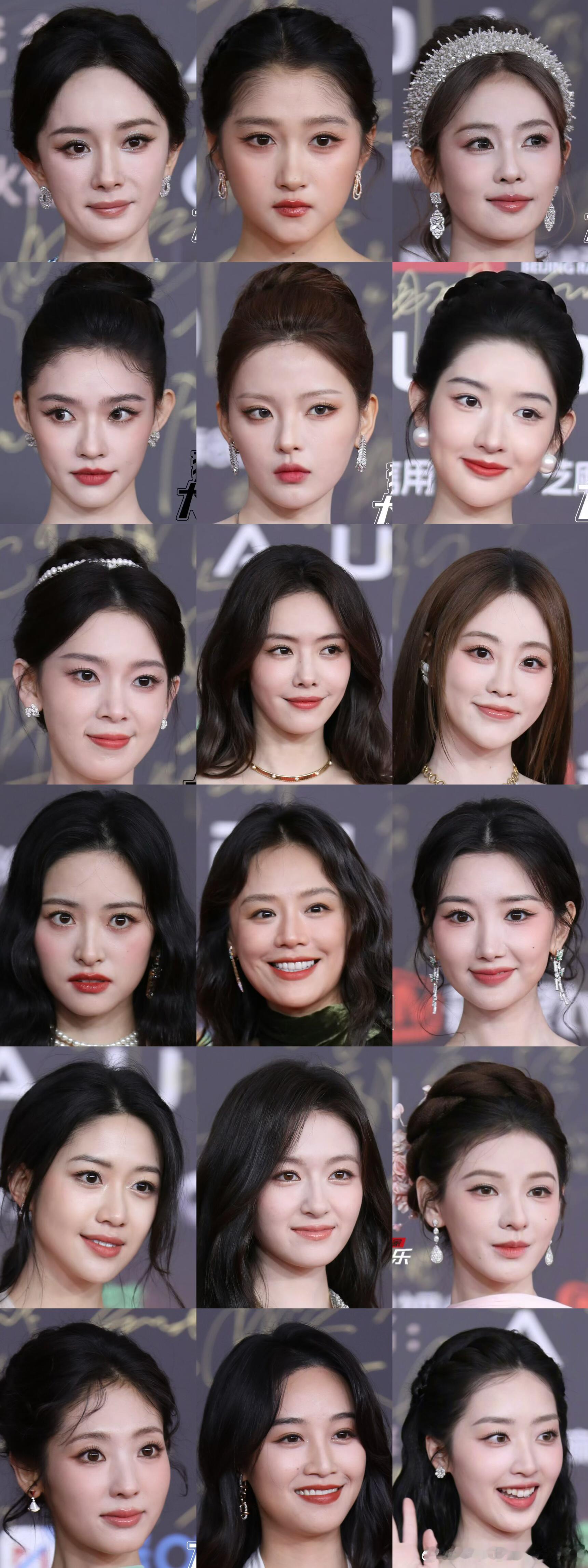 微博视界大会红毯女明星怼脸生图杨幂、白鹿、关晓彤、马思纯、李兰迪、毛晓彤、王玉雯