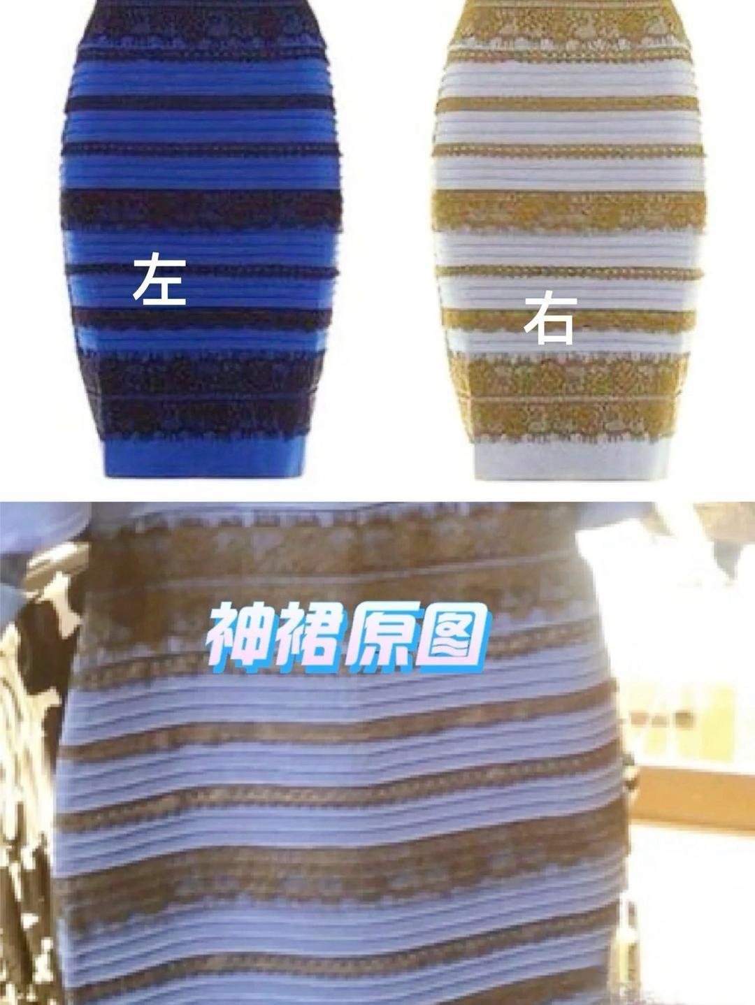 #这条裙子果然是蓝黑色#这个裙子要把我搞疯了 蓝黑白金裙子入了这个蓝黑 白金裙子