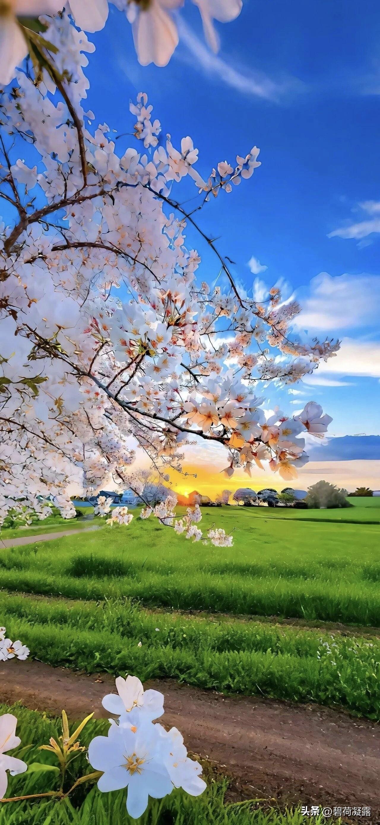 春天最动人的，是花开不语，风过留香 ，三月风暖，花事正浓，人间处处是温柔。