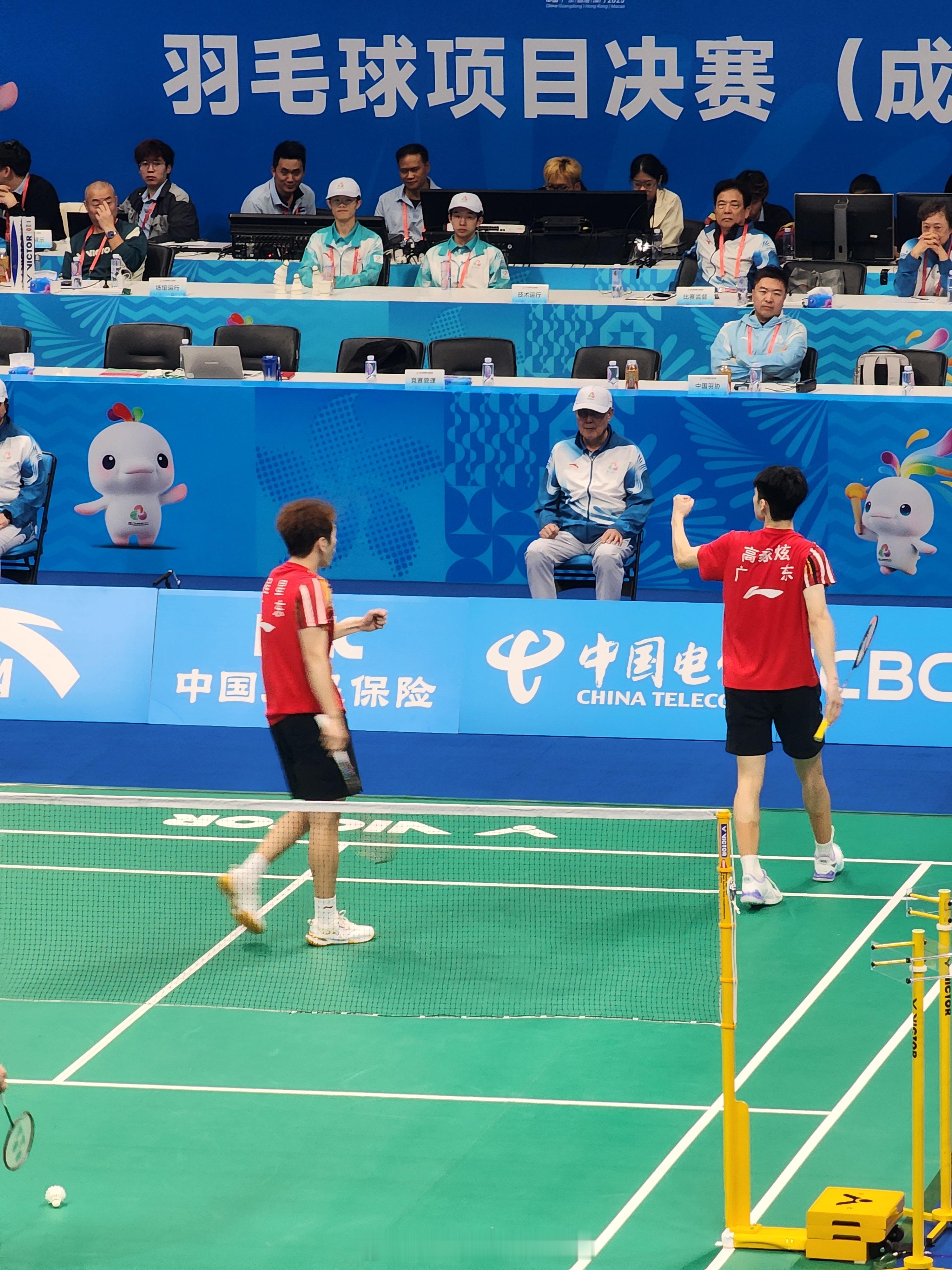 男团 成年组 半决赛浙江队 2-1 广东队 男单 第1场 孙超 21-14 21