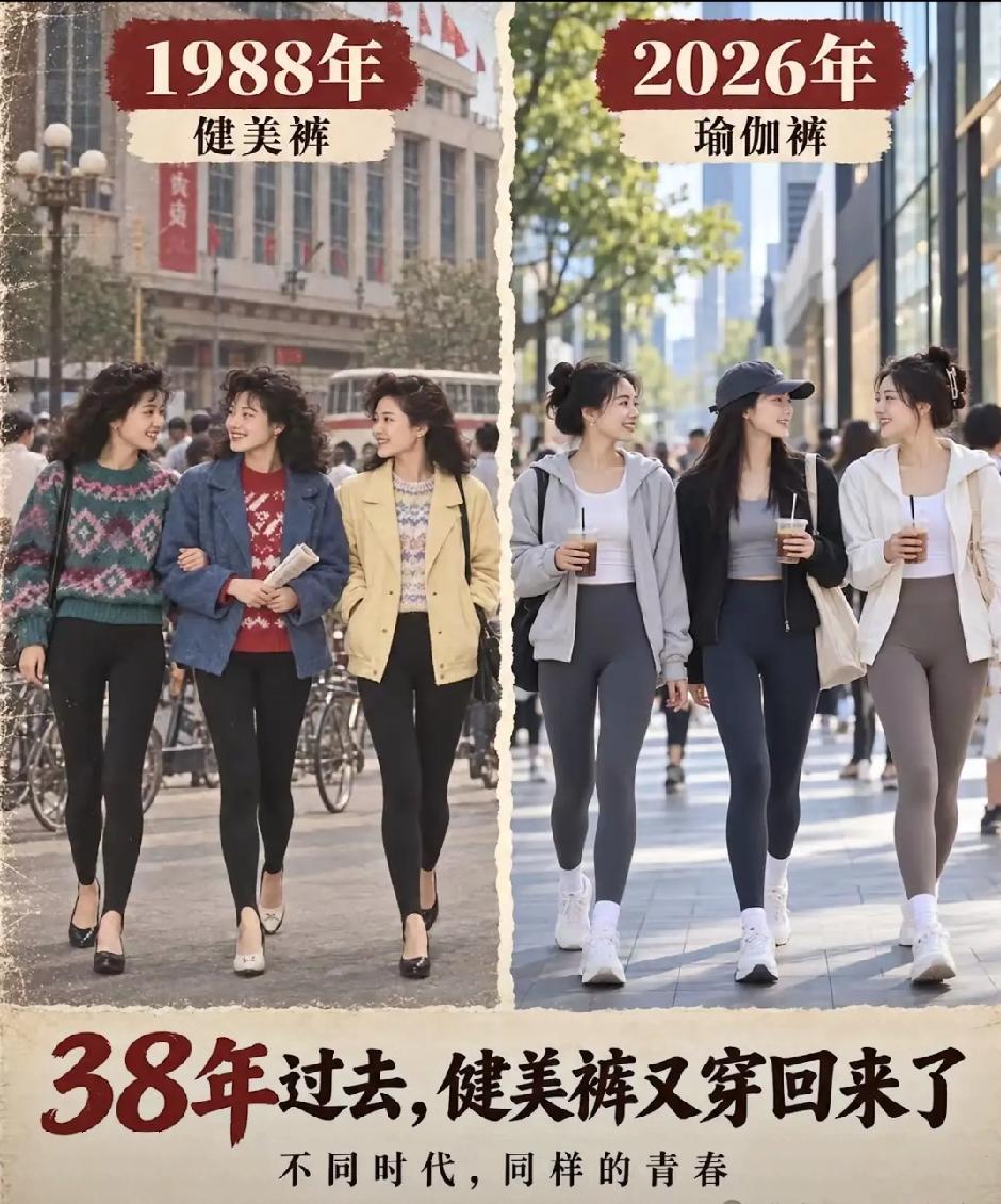 你猜38年前满大街最时髦的美女都穿什么裤子？

那是一种能完美展现女性腿部，臀部