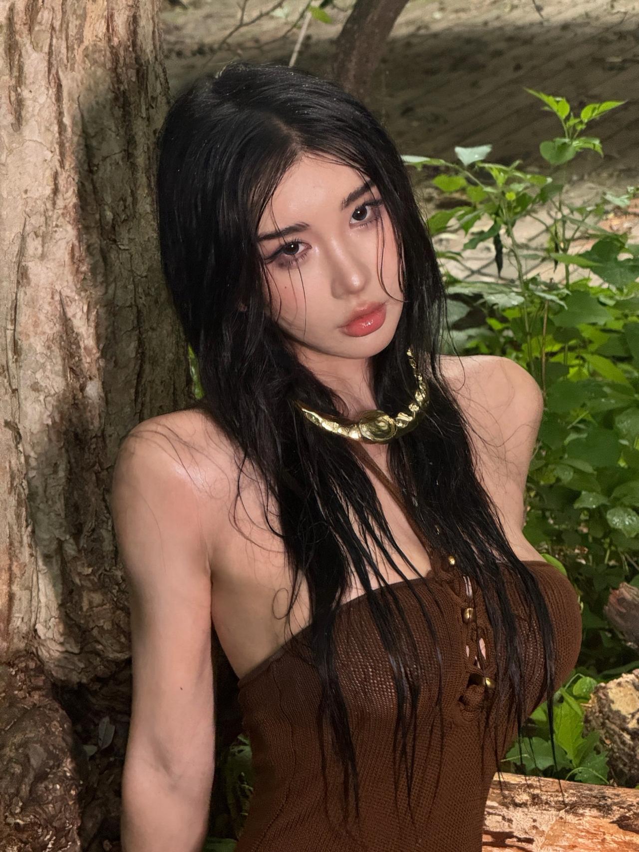 我真的想保持神秘感 但我的嘴闭不上湿发造型