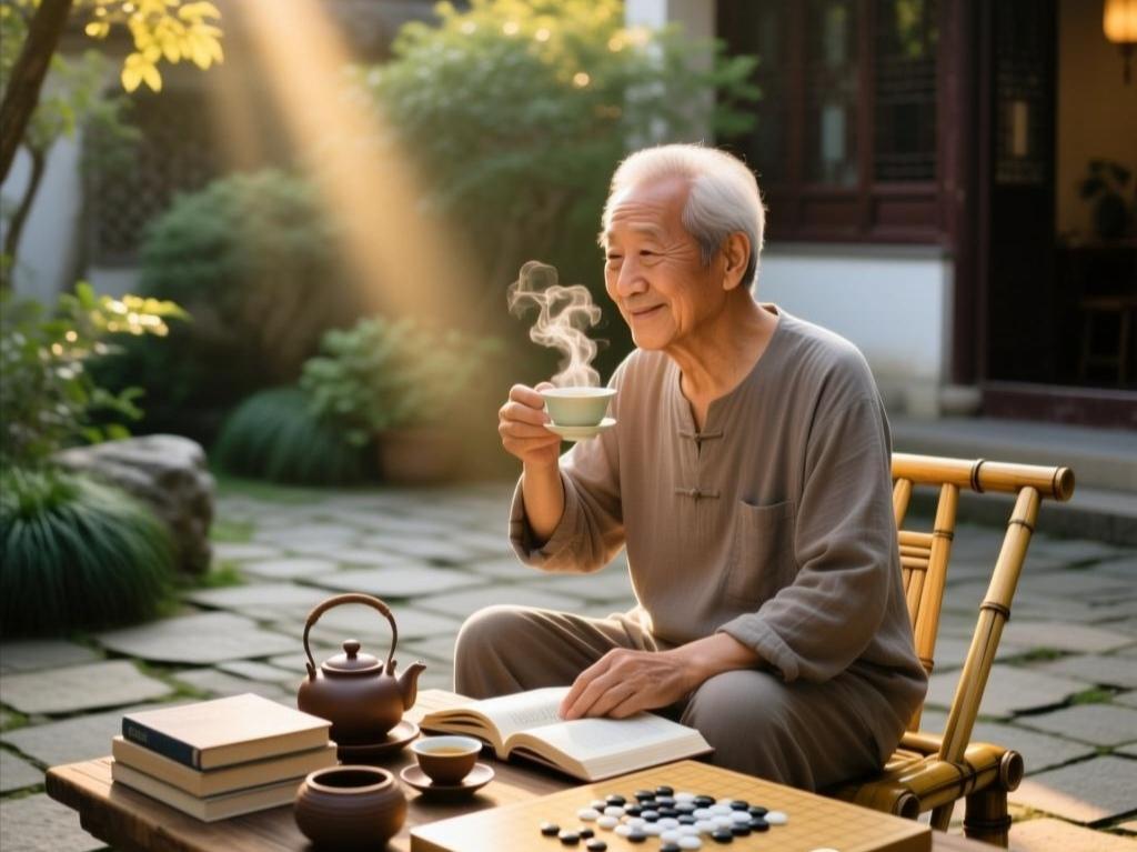 我认为完美的退休生活，是健康、兴趣与温情的平衡。首先，拥有健康的身体是基石，能自