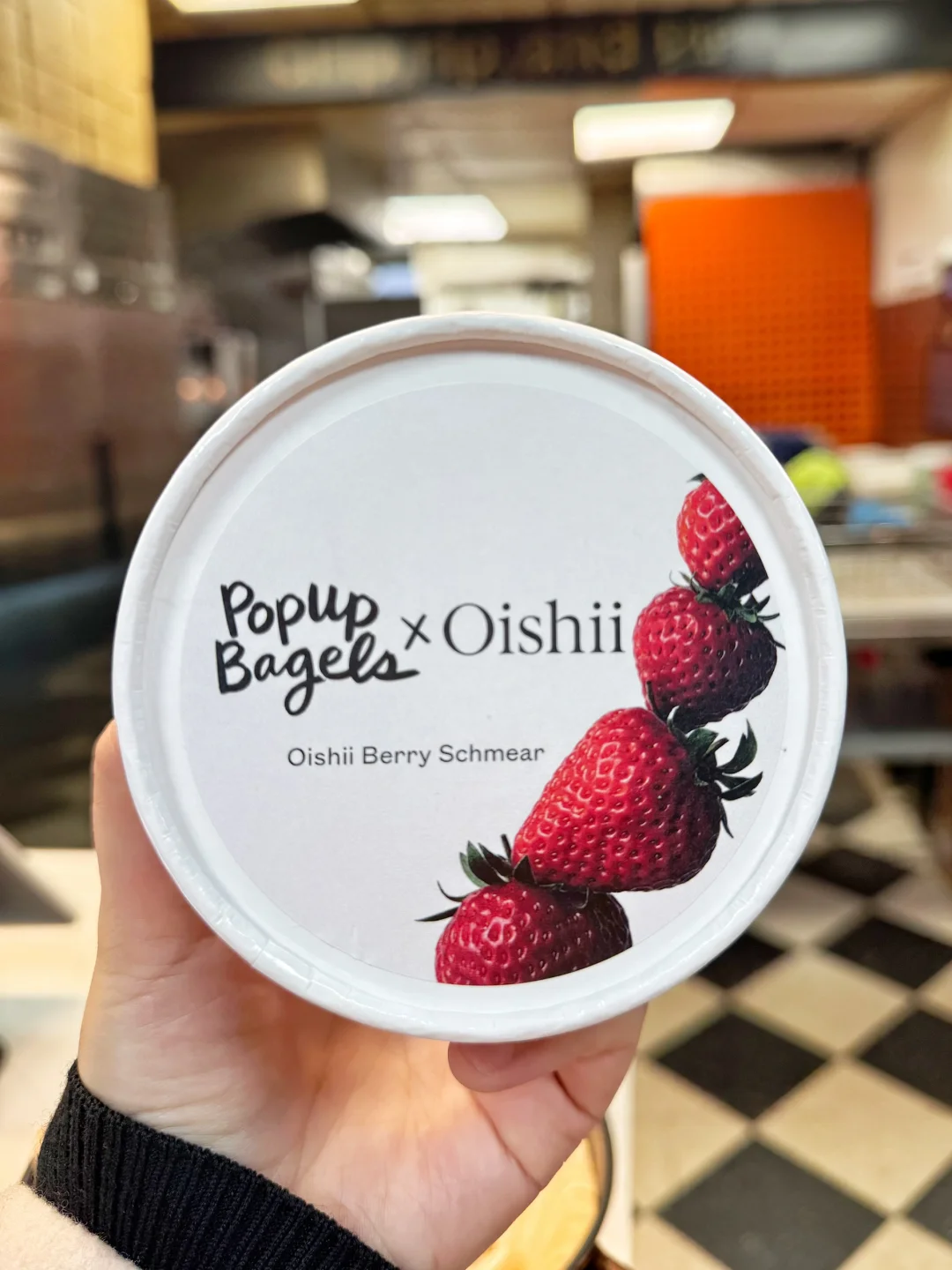 紐約bagel期間限定草莓醬🍓缺點只賣一週！