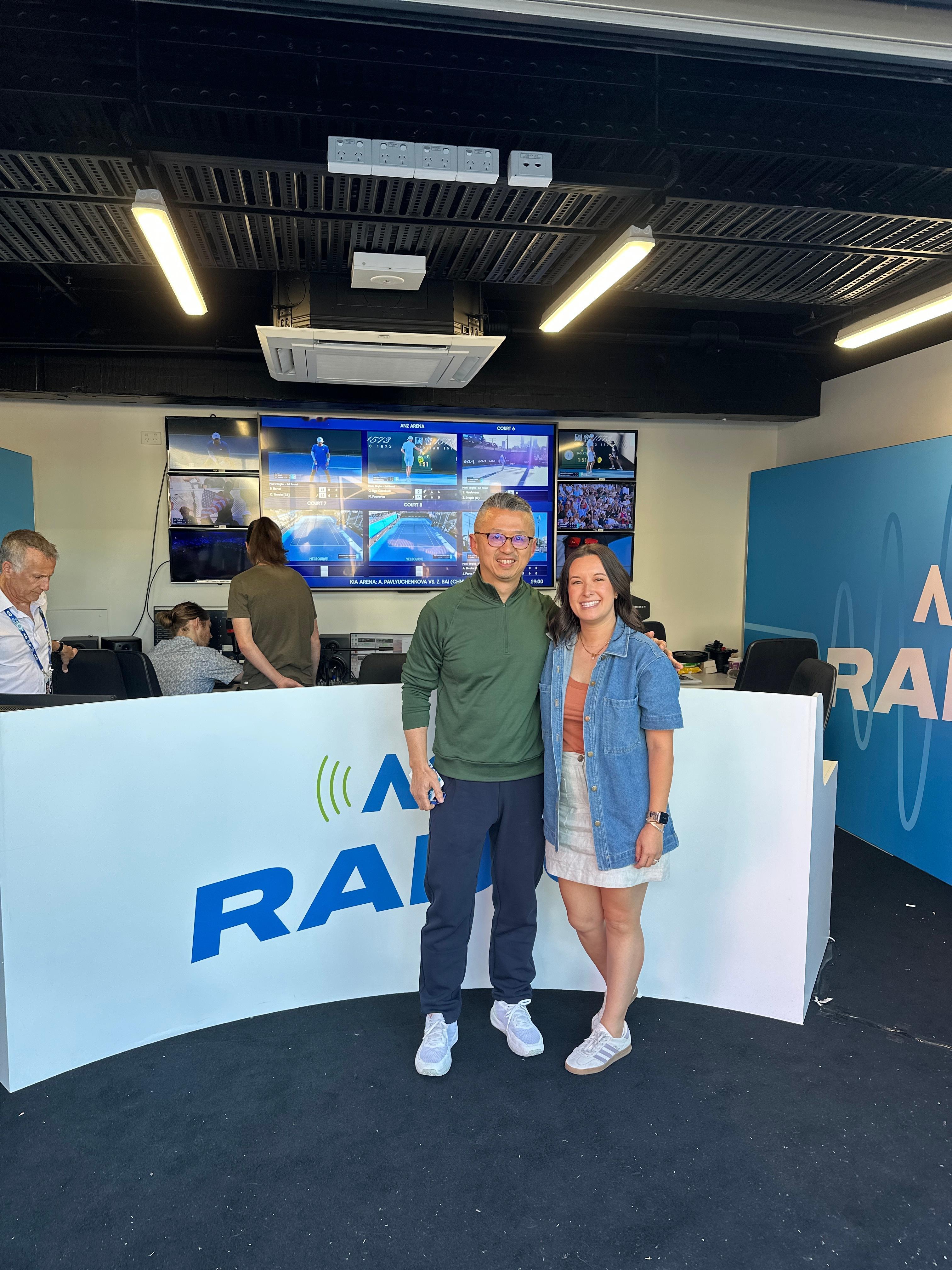 澳网2026 正赛第一天，今天作为AO Radio澳网官方电台今年赛事的第一位嘉