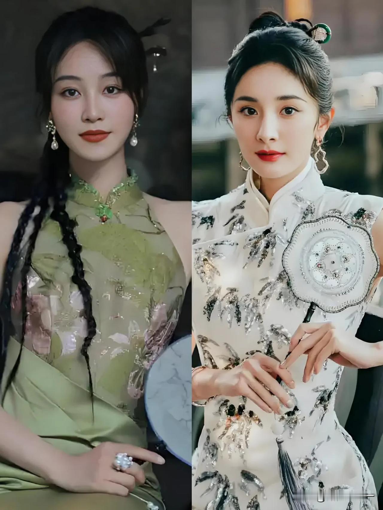 到底该信谁的啊，

绣绣和银子同样是挖野菜，

相比之下，两人这画风咋就差距这么