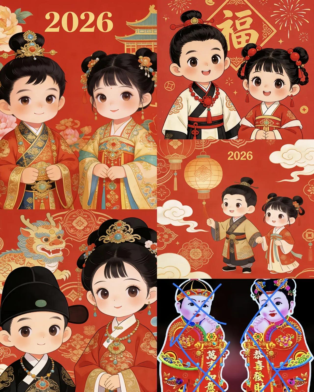 我们的年画是这样的！