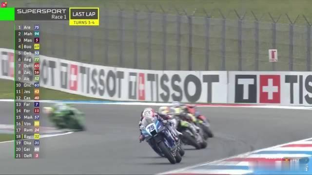 张雪机车一脚压线把名次压赚了2026WSBK荷兰站，张雪机车53号车手德比斯以第