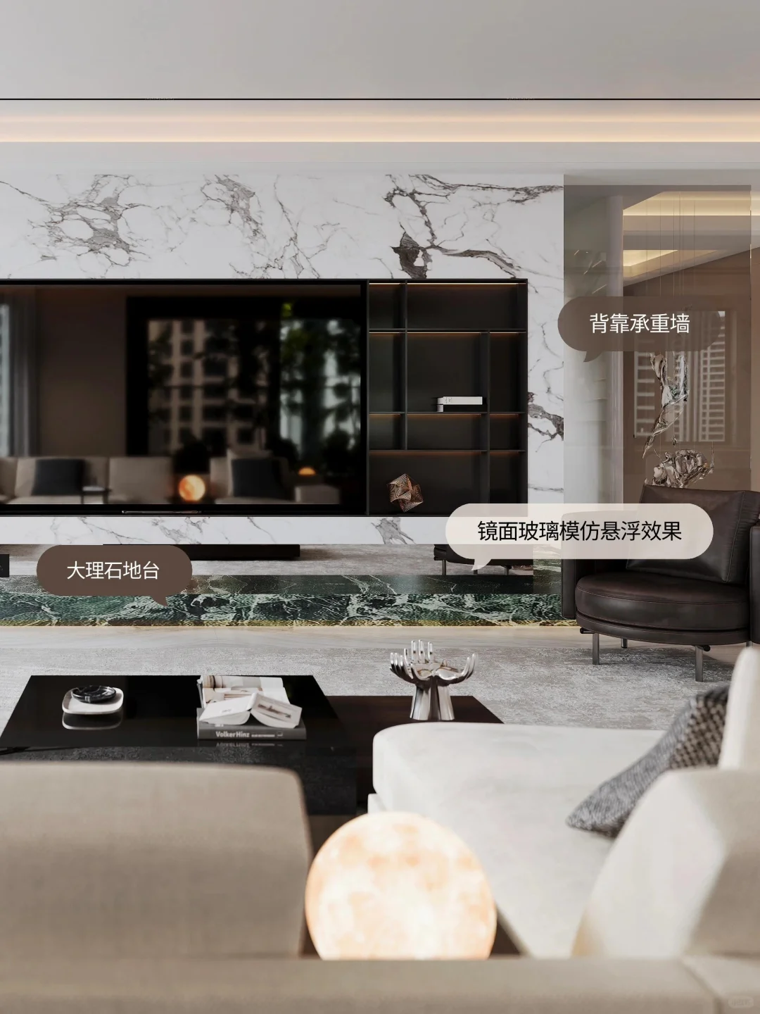 设计落地了才知道我的悬空电视竟然是假的！