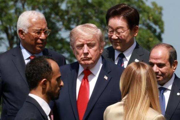 G7联手划下台海‘红线’，李在明表态了

2026年6月，法国埃维昂莱班，七国集
