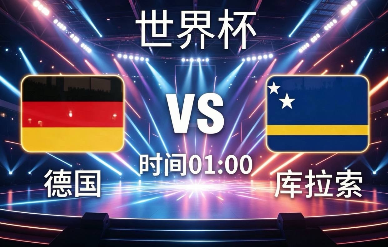 世界杯 01:00 德国🇩🇪vs🇨🇼库拉索开球：德国倾向：让胜年龄：4: