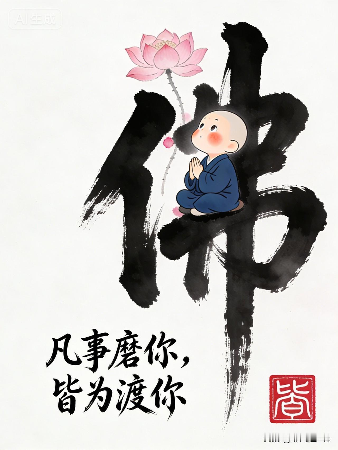  佛性本藏尘，磨尽见初心。净心悟境 佛性顿悟 佛法初心