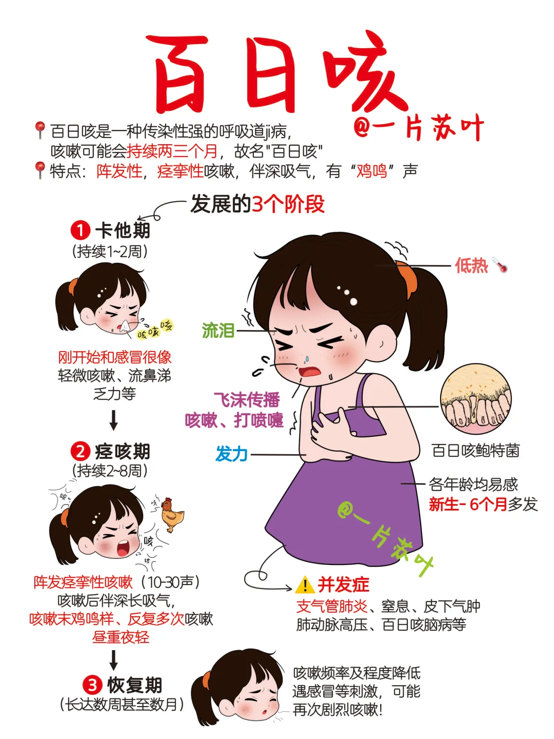 孩子咳嗽老不好❓当心是百日咳!‼️