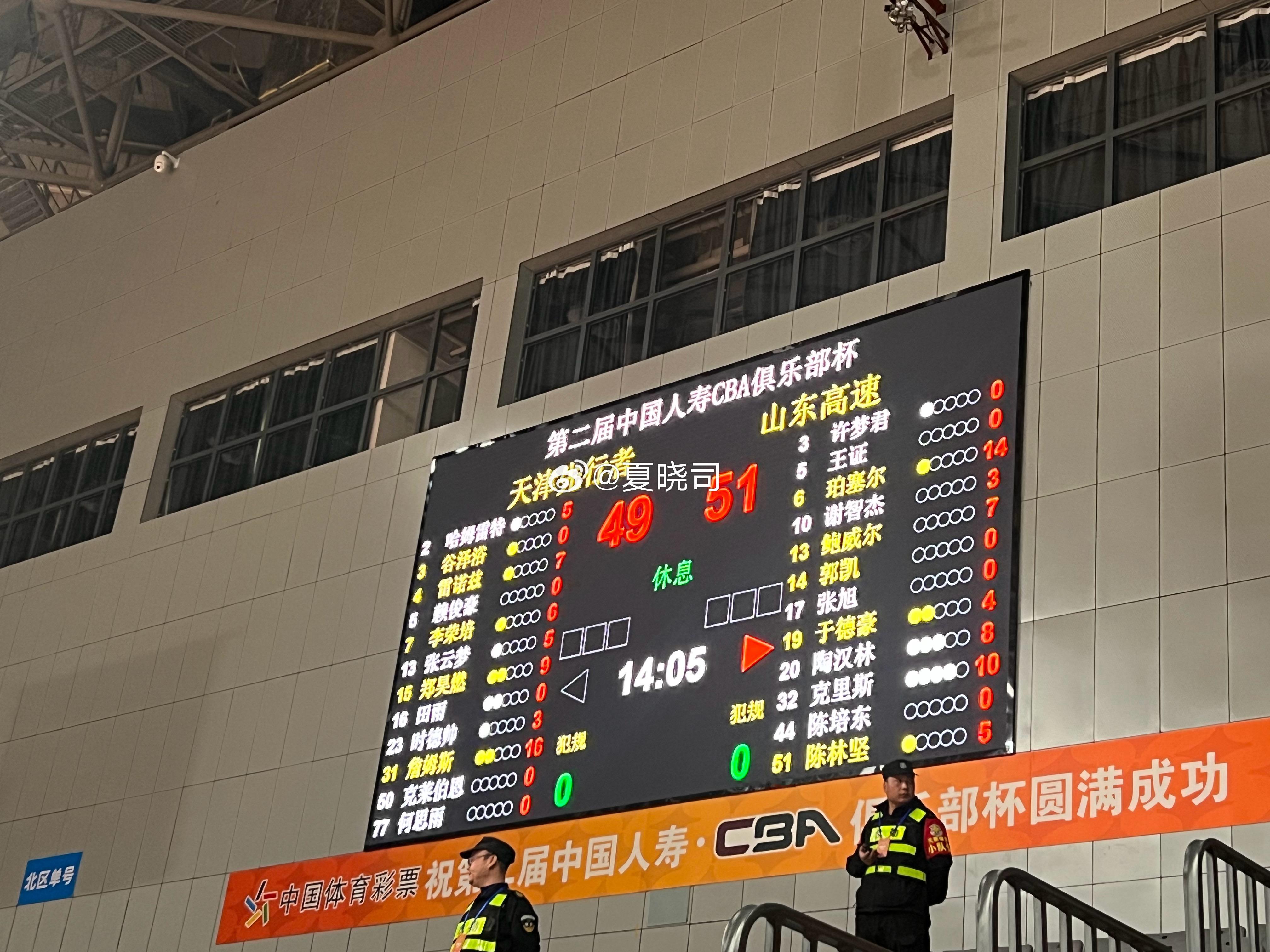 山东男篮半场51:49领先天津，这个半场，山东最大收获是外援珀塞尔登场，实力可以