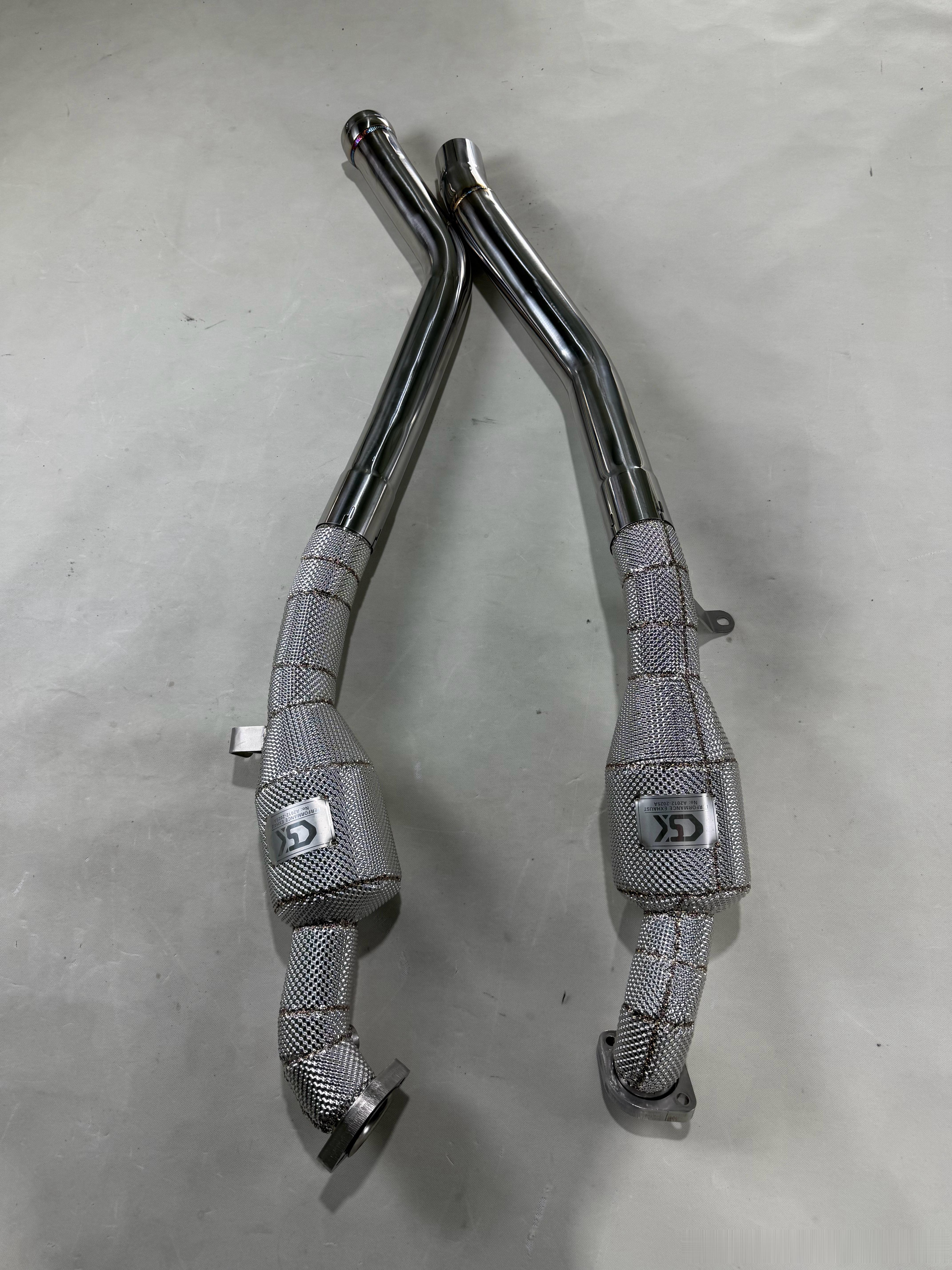 W164 奔驰ML63 6.2  升级CSK隔热三元头段200目 