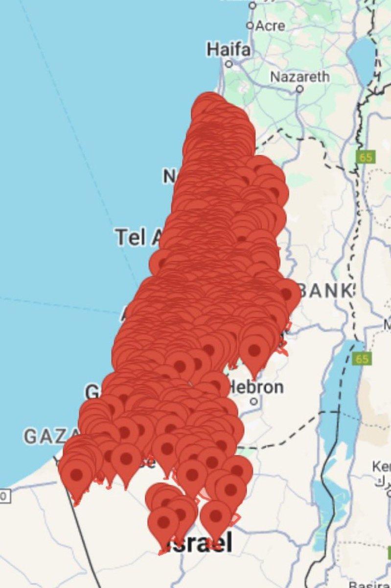 以色列称已检测到来自伊朗的导弹发射，全国范围内响起空袭警报。