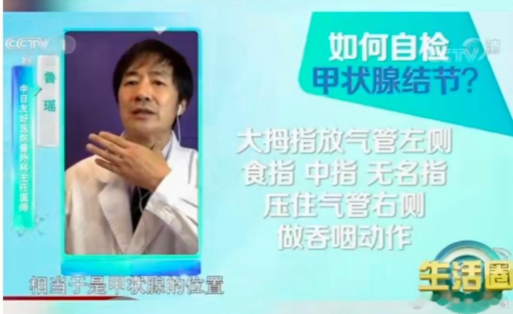 马丽 甲状腺  晒晒你的新年健康搭子  把健康带回家  【一招教你自测甲状腺】对