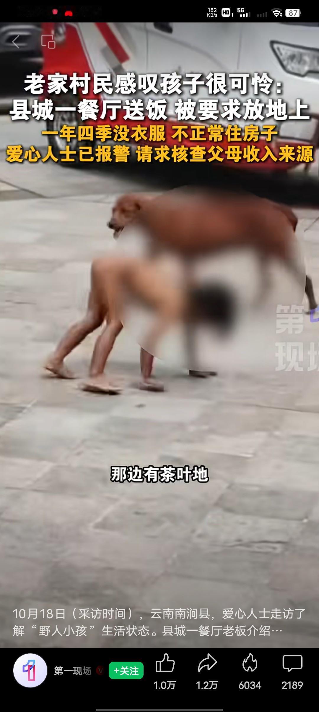 最近“野人”小孩受到广大网友的关心，受过高等教育父母引发争议。
孩南涧县委宣传部