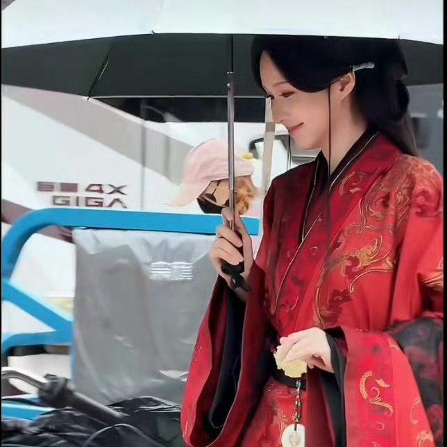 郑合惠子将门毒后妆造，短剧风？