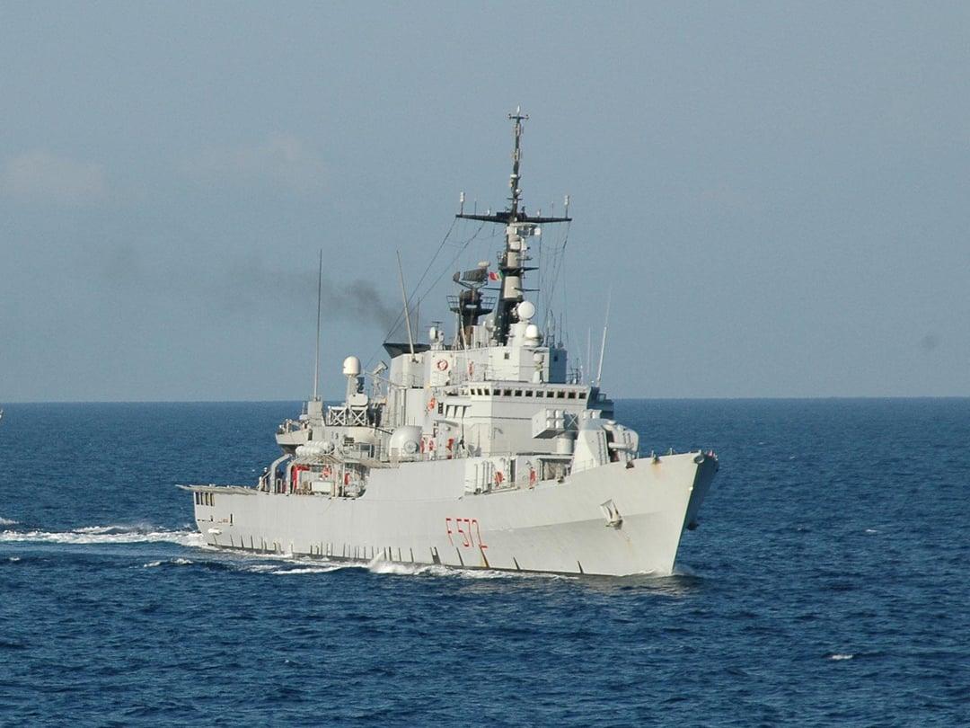 意大利“西北风”级护卫舰
“西北风”级是意大利海军在冷战后期设计建造的多用途护卫