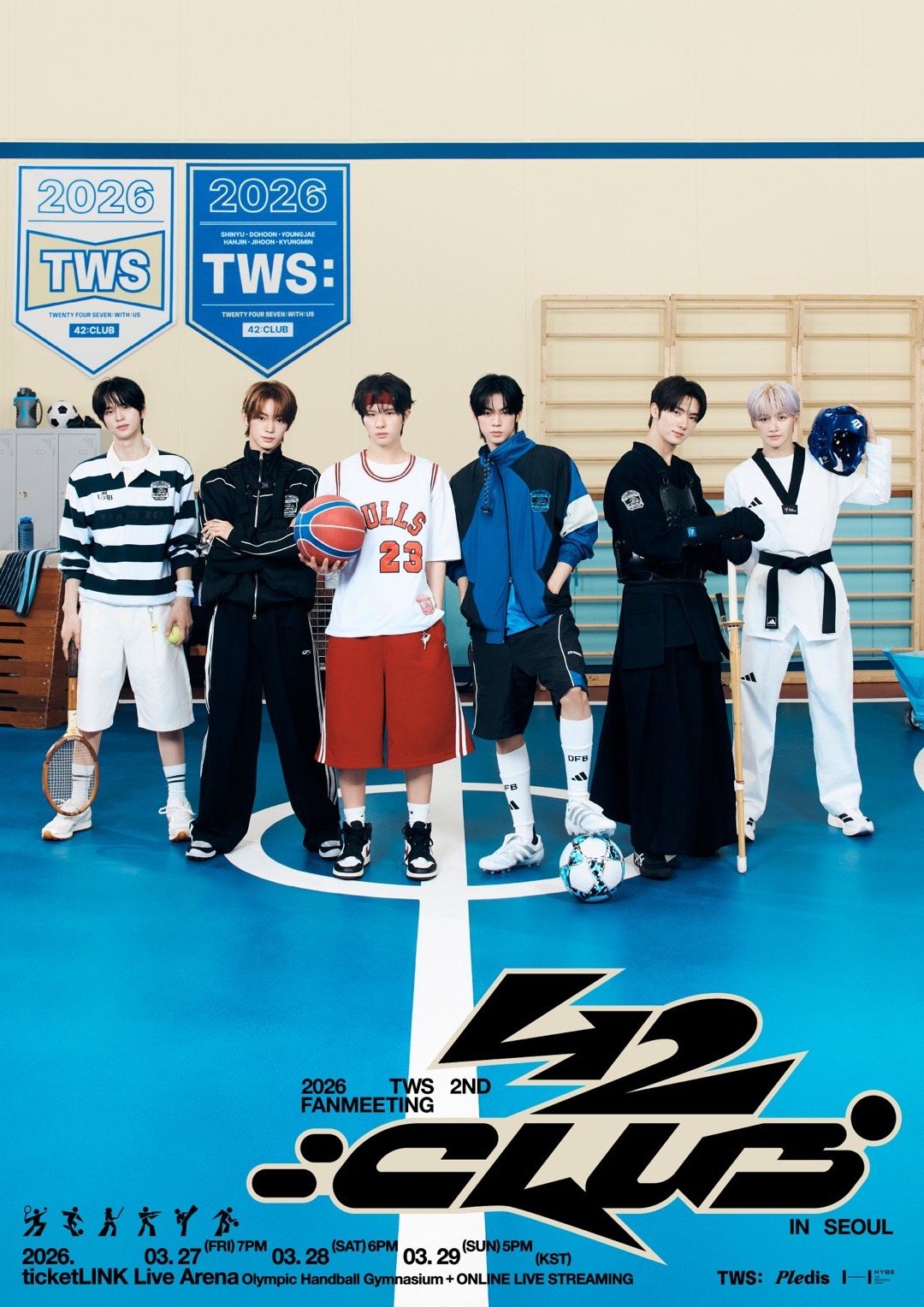 TWS官宣首尔粉丝见面会 <42:CLUB> ▶ 演出时间- 2026年3月27