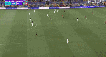 足球 03月05日讯 26赛季女亚洲杯分组赛A组第2轮，澳大利亚女足4-0战胜伊