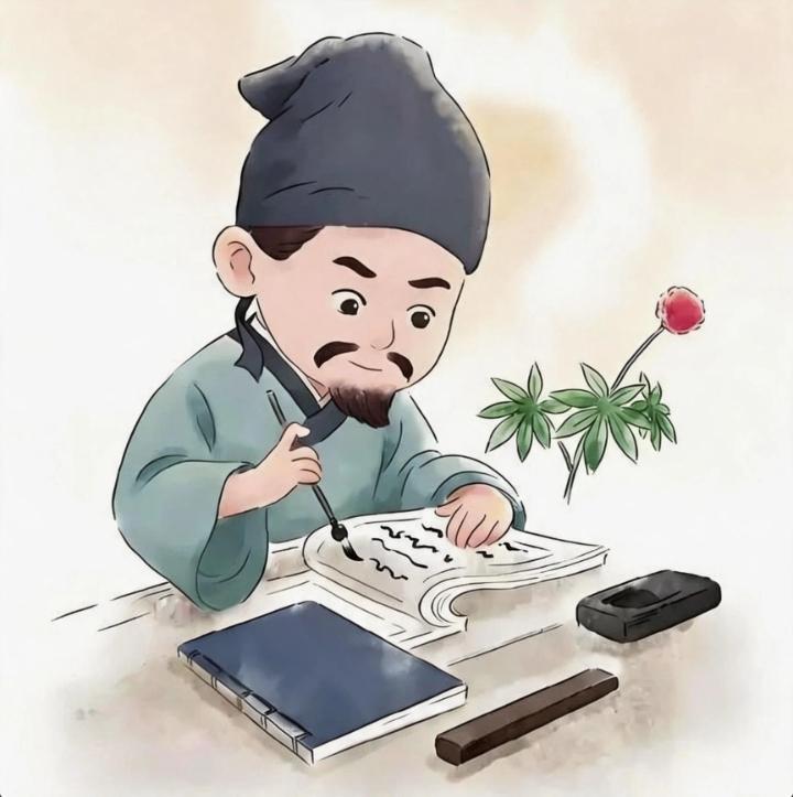 写诗都为名气红
怎奈学浅墨不浓
东寻西找古人句
——？

上联：古句翻书找；
上