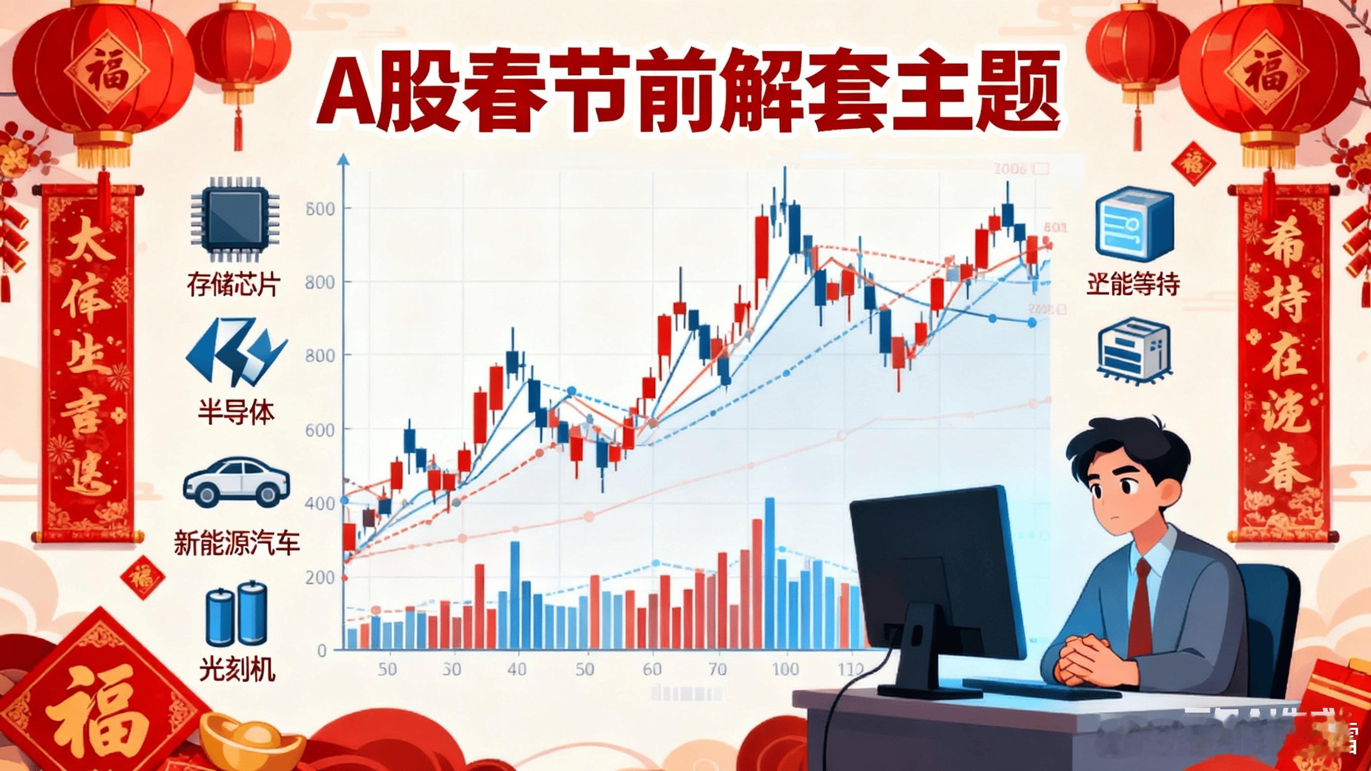 多数个股曙光在春节前3-5天！粉丝朋友被套别慌！A股铁律：多数个股曙光在春节前3